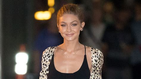 Gigi Hadid Shows Off Her Curves in Edgy Itty.